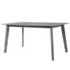 6 Pieces Dining Room Table Set, Rustic Farmhouse Dining Room Rectangular Table With 4 Upholstered Chairs And Bench, Solid Wood Kitchen Dining Table Set For 6 Persons - Gray - Image 14