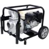 Honda - Gx160 Engine Water Pump 3" 264Gpm With Accessories Kit And Handle Wheel Kit - Black / Red - Image 8