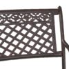 Sector - Bench With Curved Design And Diamond Cross Seat - Copper - Image 10