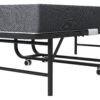 Twin Folding Bed With Memory Foam Mattress Portable Rollaway Bed Sturdy Metal Frame - Brushed Nickel - Image 21