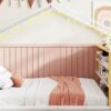 Full Size Bed House Frame With Shelves And Lights - White - Image 20