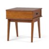 Draper - Mid Century End Table - Teak Brown - Image 3
