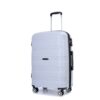 Hardshell Suitcase Spinner Wheels Pp Luggage Sets Lightweight Durable Suitcase With Tsa Lock, 3 Piece Set (20/24/28) - Silver - Image 5