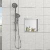 Modern Stainless Steel Shower Niche 12" X 12" For Bathroom And Kitchen - Brushed Nickel - Image 4