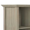 Acadian - 8 Cube Storage Sofa Table - Distressed Gray - Image 2