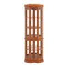 Corner Curio Cabinet With 5 Shelves And Lighting System (E26 Light Bulb Not Included) - Oak - Image 17