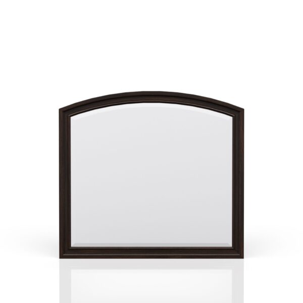 Elegant Design Mirror - Dark Cherry