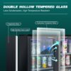 Beverage Refrigerators Cooler 53" 3 Glass Door Back Bar, 480 Cans Commercial Display Bar Fridge For Beer Wine And Drink 11.3 Cu.Ft - Black - Image 5