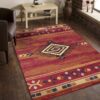 Tribes - 2' X 3' Southwest Area Rug - Red - Image 3