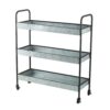 Homestead Galvanized Shelf Display 3 Tier - Metallic Gray - Image 2