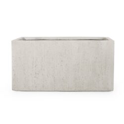 Modern Outdoor Planter - White