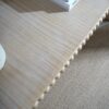 Console Table With Wood Beads Curved Waterfall Style Table - Antique Natural / Natural / Rustic / Natural / White - Image 9