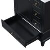 30" Bathroom Vanity With Sink, 1 Door With Shelf And 3 Drawers, Soft Close Door - Black - Image 20