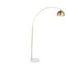 March - Contemporary Floor Lamp - Antique Brass - Image 3