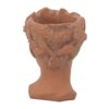 D6X9" Visage Head Bust Planter - Brown - Image 6