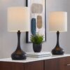 Genie - Contemporary Table Lamp (Set of 2) - Matte Black / Oatmeal - Image 5