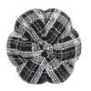 Light Plaid Pumpkin, For Holiday Halloween Decor - Black / White - Image 5