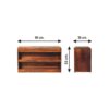Buffalo - Hide Pull Out Shoe Storage Bench - Chestnut - Image 12