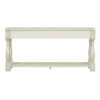 Console Table Long Console Table With Drawers And Shelf For Entryway, Hallway, Living Room - Antique White - Image 13