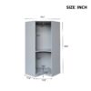 Polygon - Corner Wardrobe - Gray - Image 22