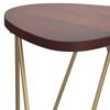 Patrice - Metal And Wood Accent Table - Dark Brown - Image 10