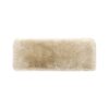 Leda - Sheepskin Fur Rectangular Accent Bench - Natural Blonde - Image 4