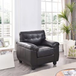 Sleek And Comfortable Accent Chair - Black