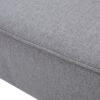 Contemporary Loveseat & Upholstered Fabric And Birch Wood Legs - Gray - Image 13