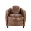 Brancaster - Top Grain Leather Living Room Set - Brown - Image 6
