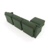 3 Seater Chenille Sofa With Movable Ottomans High Resilience Sponge Easy Installation Wood Base - Green - Image 23