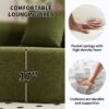 4 Seater Sofa With Chenille Fabric, 30D, 60 Hardness Full Sponge, 4 Pillow For Living Room, Home Furniture Sleeper Sectional Sofa For Apartment - Green - Image 12