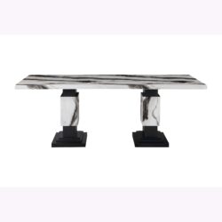Stacey - Dining Table Set - Black / White