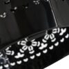 Ruby - Modern Mosaic Side Table - Black - Image 10