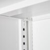 Metal Storage Cabinet With Locking Doors And Adjustable Shelf, Folding Filing Storage Cabinet, Folding Storage Locker Cabinet For Home Office, School, Garage - White - Image 17