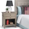 Carlton - Bedside Table - Distressed Gray - Image 9
