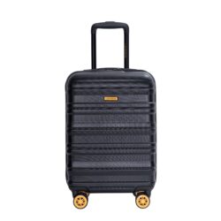 Carry On Luggage Airline Approved Carry On Suitcase With Tsa Approved Carry On Luggage With Wheels Carry On Bag Hard Shell Suitcases - Black