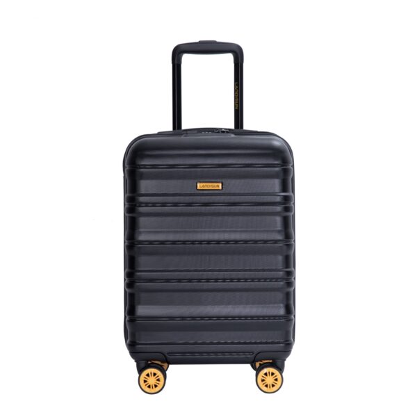 Carry On Luggage Airline Approved Carry On Suitcase With Tsa Approved Carry On Luggage With Wheels Carry On Bag Hard Shell Suitcases - Black