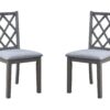 Carlisle - 5 Piece Extendable Wood Dining Set With Upholstered Seat Cushion (Set of 5) - Gray - Image 2