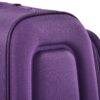 Softside Luggage Expandable 3 Piece Set Suitcase Upright Spinner Softshell Lightweight Luggage Travel Set - Purple - Image 13