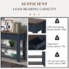 49'' Rectangular Solid 3 Drawer 2 Shelf Console Table - Blue - Image 8