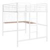Full Loft Bed With Desk And Grid - White - Image 4