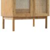Bathroom Vanity Crafted From Natural Materials, Featuring Handmade Rattan Doors And Soft-Closing Mechanisms - Light Brown - Image 19