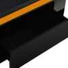 Lift Top Coffee Table With 4 Storage Stools, Multi Functional Adjustable Coffee Table For Living Room - Black - Image 22