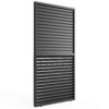 Louver Grille 10 Ft Frame & Louvers - Black - Image 6