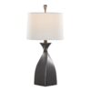 Curvo - Contemporary Table Lamp (Set of 2) - Rubbed Gray Slate / White - Image 3