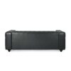 Comfy 3 Seat Sofa & Wooden Legs, For Living Room And Study - Black - Image 8