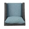 Modern Antibes Armchair With Water Resistant Cushions - Gray - Image 10