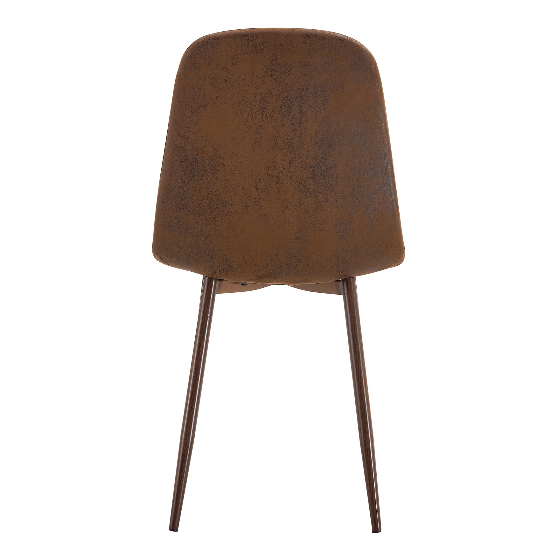 (Set of 4) Backrest AndTransfer Legs Chairs Adding A Touch Of Elegance To Minimalist And Scandinavian Style Homes - Walnut - Image 11