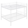 Full Over Full Metal Bunk Bed - White - Image 3