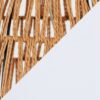 Congo - Contemporary Rattan Table Lamp - Natural / Matte Black / White - Image 4